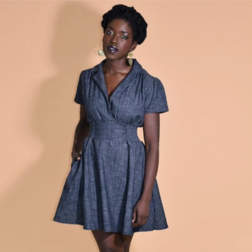 nooworks lovely leah denim dress